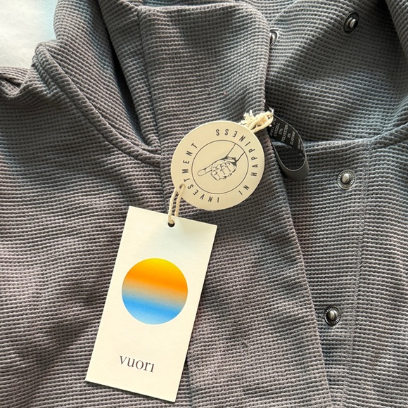 Vuori Gray Hooded Sweatshirt - Picture 3 of 4